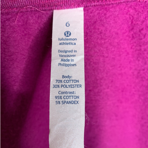 Lululemon Scuba Hoodie II Heathered Ultra Violet Purple Size 6 - Picture 2 of 16